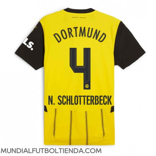 Camiseta Borussia Dortmund Nico Schlotterbeck #4 Primera Equipación Replica 2024-25 mangas cortas